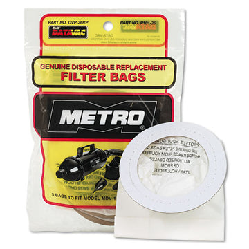 DataVac® Replacement Bags For Handheld Steel Vacuum-blower, 5-pack freeshipping - TVN Wholesale
